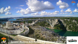 Skradin, řeka Krka, most A1