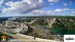 Skradin, řeka Krka, most A1
