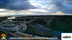 Skradin, řeka Krka, most A1