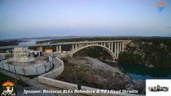 Skradin, řeka Krka, most A1