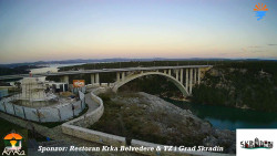 Skradin, řeka Krka, most A1