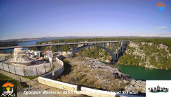Skradin, řeka Krka, most A1
