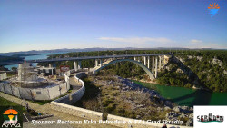 Skradin, řeka Krka, most A1