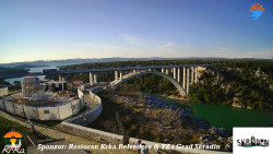 Skradin, řeka Krka, most A1