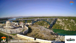 Skradin, řeka Krka, most A1