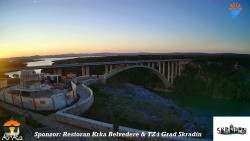 Skradin, řeka Krka, most A1