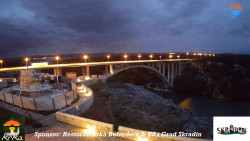 Skradin, řeka Krka, most A1