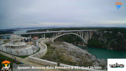 Skradin, řeka Krka, most A1