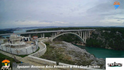 Skradin, řeka Krka, most A1