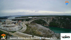 Skradin, řeka Krka, most A1