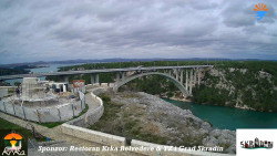 Skradin, řeka Krka, most A1