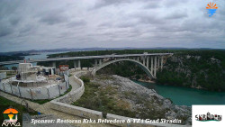 Skradin, řeka Krka, most A1