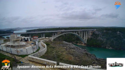 Skradin, řeka Krka, most A1