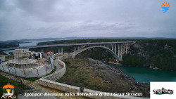 Skradin, řeka Krka, most A1