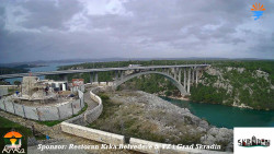 Skradin, řeka Krka, most A1