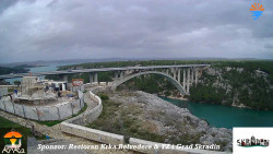 Skradin, řeka Krka, most A1