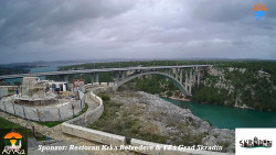 Skradin, řeka Krka, most A1