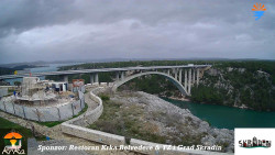 Skradin, řeka Krka, most A1