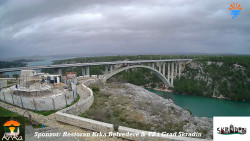 Skradin, řeka Krka, most A1