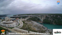 Skradin, řeka Krka, most A1