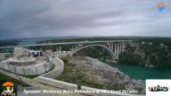 Skradin, řeka Krka, most A1