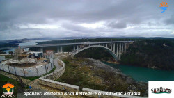 Skradin, řeka Krka, most A1