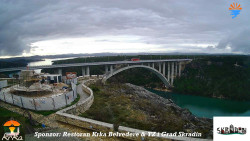 Skradin, řeka Krka, most A1