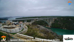 Skradin, řeka Krka, most A1