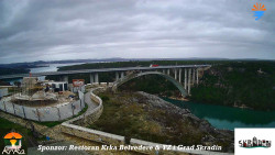 Skradin, řeka Krka, most A1