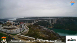 Skradin, řeka Krka, most A1