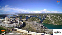 Skradin, řeka Krka, most A1