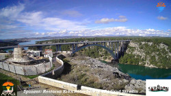 Skradin, řeka Krka, most A1