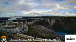 Skradin, řeka Krka, most A1