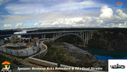 Skradin, řeka Krka, most A1