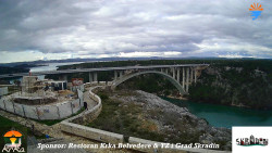 Skradin, řeka Krka, most A1