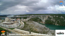 Skradin, řeka Krka, most A1