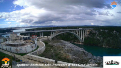 Skradin, řeka Krka, most A1