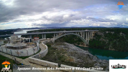 Skradin, řeka Krka, most A1