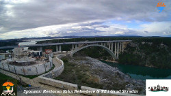 Skradin, řeka Krka, most A1