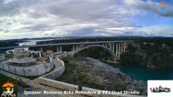 Skradin, řeka Krka, most A1