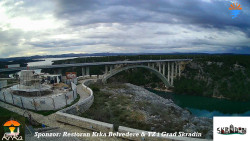 Skradin, řeka Krka, most A1