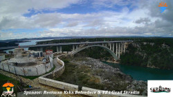 Skradin, řeka Krka, most A1