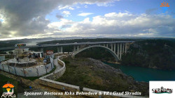 Skradin, řeka Krka, most A1