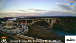 Skradin, řeka Krka, most A1