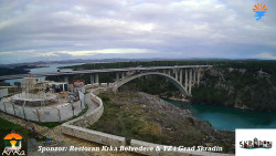 Skradin, řeka Krka, most A1