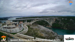 Skradin, řeka Krka, most A1
