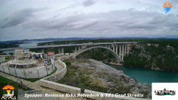 Skradin, řeka Krka, most A1