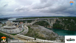 Skradin, řeka Krka, most A1