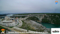 Skradin, řeka Krka, most A1