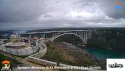 Skradin, řeka Krka, most A1